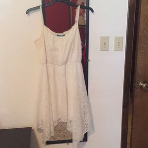 White Macrame Dress